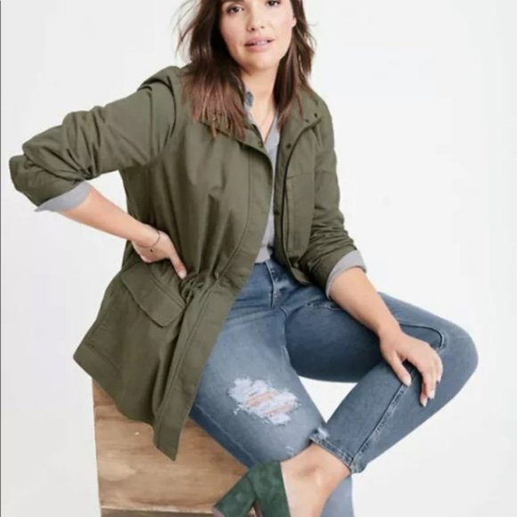 Ryllace Olive Green  Utility Jacket - Picture 2 of 9